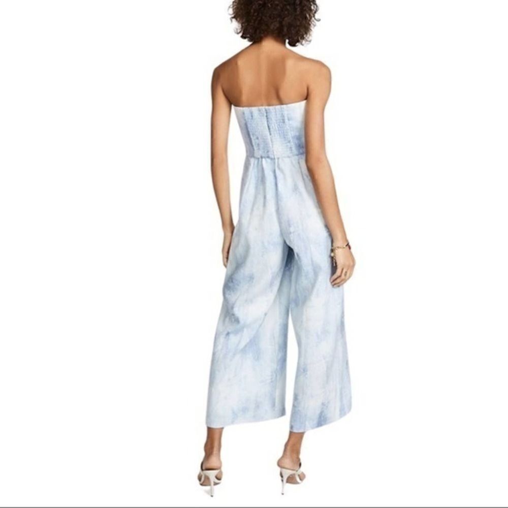 Petersyn Grotta strapless wide leg jumpsuit womens Size XS - Picture 4 of 16